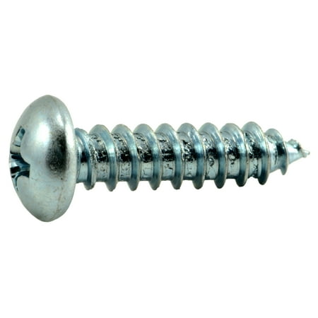 

#10 x 3/4 Zinc Phillips Round Head Sheet Metal Screws SMSRS-084 (50 pcs.)