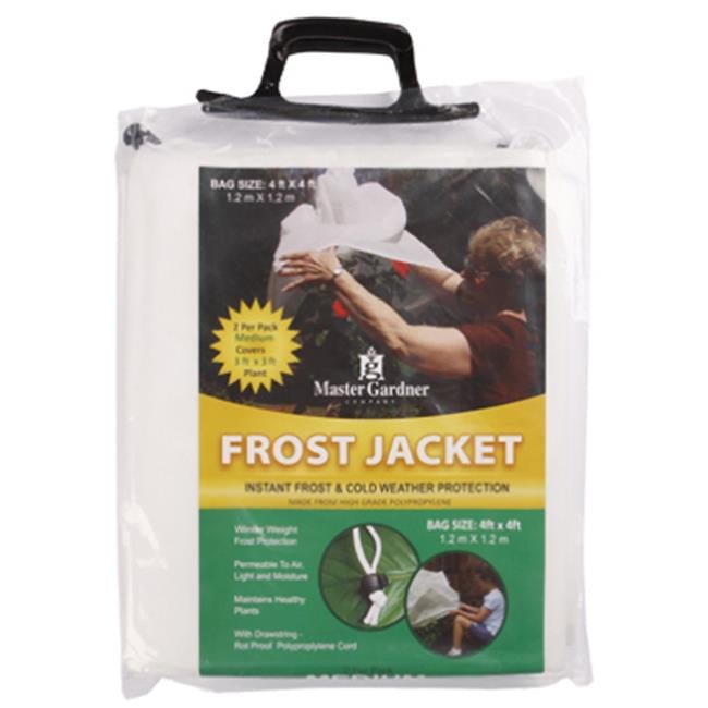 Green NuVue GEN II 40-Inch Synthetic Framed Winter Shrub Frost Cover 2 Pack 