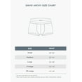 thumbnail image 2 of DAVID ARCHY Men's Boxer Briefs Comfy Soft Bamboo Rayon Underwear 3 Pack,Sizes S-XL, 2 of 7