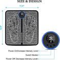 thumbnail image 2 of Olurrisa Rechargeable Electric Foot Massager Pad with 19 Levels, 8 Modes for Blood Circulation & Plantar Fasciitis Relief, 2 of 10
