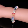 thumbnail image 4 of Gold Sparkling Tassel Keyring with 1 Pcs Fashion Color Rhinestone Bracelet for Girl, 4 of 7