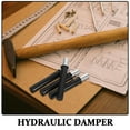 thumbnail image 3 of Minkissy 4pcs Trash Can Lid Damper Replacement Hydraulic Silent Descender for DIY Enthusiasts, 3 of 8