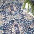 thumbnail image 6 of Nourison Global Vintage Bohemian Navy Multicolor 4' x Round Area Rug, (4 Round), 6 of 8