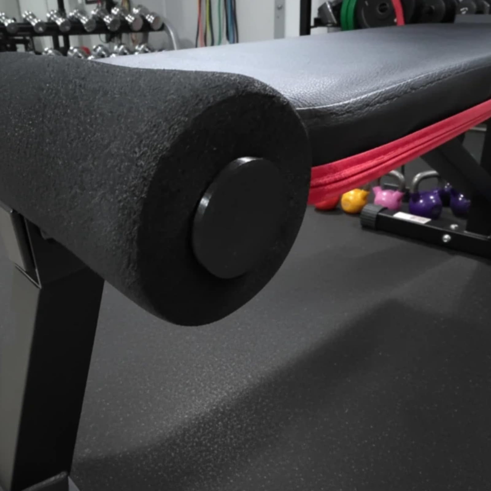 Weight Bench End Caps for PASYOU Adjustable Weight Bench Foam Tube Caps Replacement Fit Home Gym Workout Equipment Stability Protection