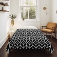 thumbnail image 4 of Geometric Tapestry for Bedroom Wall Hanging Tapestry, Modern Abstract Lines Texture Black Ceiling Backdrop Tapestries Poster Blanket Wall Decor for Teens Room Living Room Dorm 59" x 79", 4 of 8