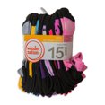 thumbnail image 3 of Wonder Nation Girls Socks, 15-Pack, Sizes S-L, 3 of 3