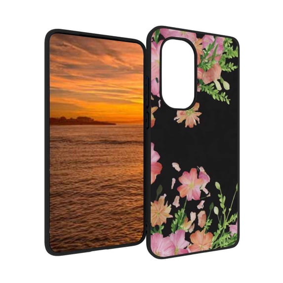 Flowers-356 Phone Case, Degined for Motorola Moto Edge 2022 Case Men Women, Flexible Silicone Shockproof Case for Motorola Moto Edge 2022