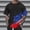 11#Multicolor, variant on American Flag Eagle Graphic 3D Printed T-Shirt for Men Patriotic Independence O-Neck Short Sleeve Casual Streetwear Pullover Tee Tops