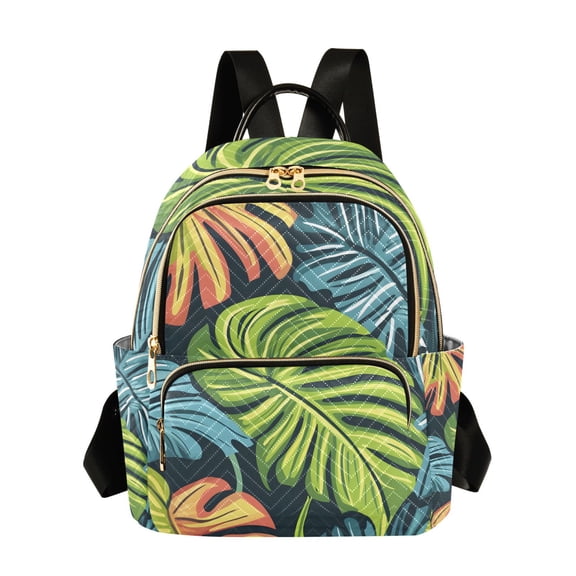 ALAZA Palm Leaf-e5 Womens Travel Laptop Backpack Large Daypack Ladies Shoulder Bags S