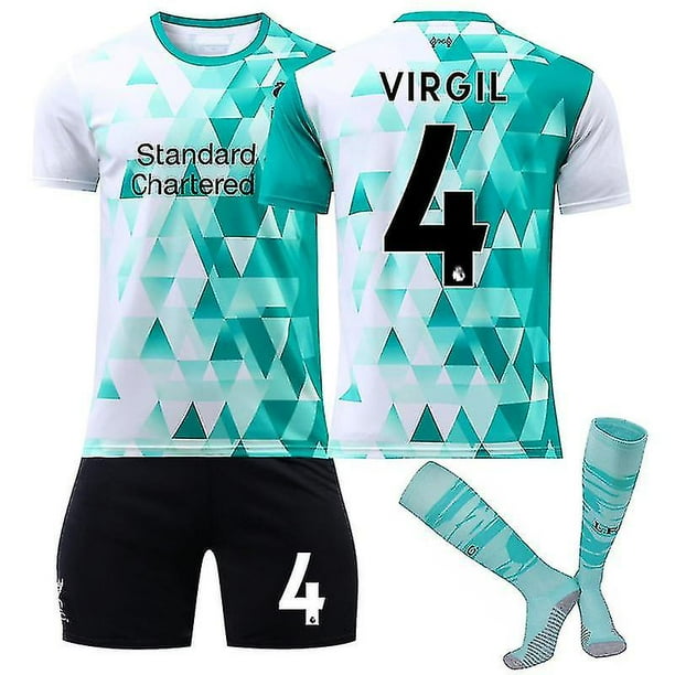 22 23 Liverpool Home Salah Mane Ninos Ninos Adultos Futbol Futbol Jersey Trajes de entrenamiento VIRGIL NO.4 2XL BmatwkZeng Bmatwe Jersey Walmart en linea