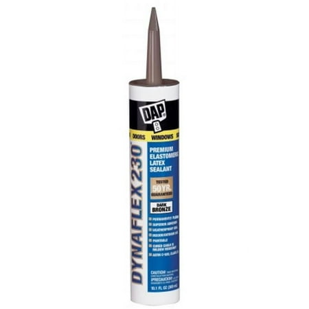 DAP Dynaflex 230 Dark Bronze Premium Latex Door/Siding/ Window Sealant 10.1 oz