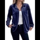 thumbnail image 2 of Cárdigan de Terciopelo de Larga de Invierno para Mujer, Blusa Informal con Botones, Blusas para Mujer Azul Real XL, 2 of 10