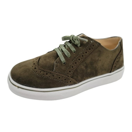 Flats Shoes Women Platform Flat Shoes British Style Round Toe Suede Lace-Up Casual Non-Slip For Women HSMQHJWE