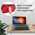 thumbnail image 5 of FIEWESEY for Lenovo IdeaPad Duet 5 Chromebook Tablet Case,Shockproof Hybrid Rugged Protective Case (Built-in Stand) for Lenovo IdeaPad Duet 5 Chromebook 13.3 Inch 2-in-1 Tablet (Red), 5 of 6