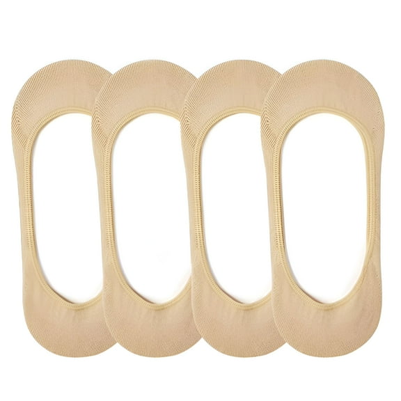 TELOLY No Show Socks Womens for Flats,Ultra Low Cut Invisible Footies Non Slip Hidden Liner Socks 4/6 Pairs Flat Socks for Women