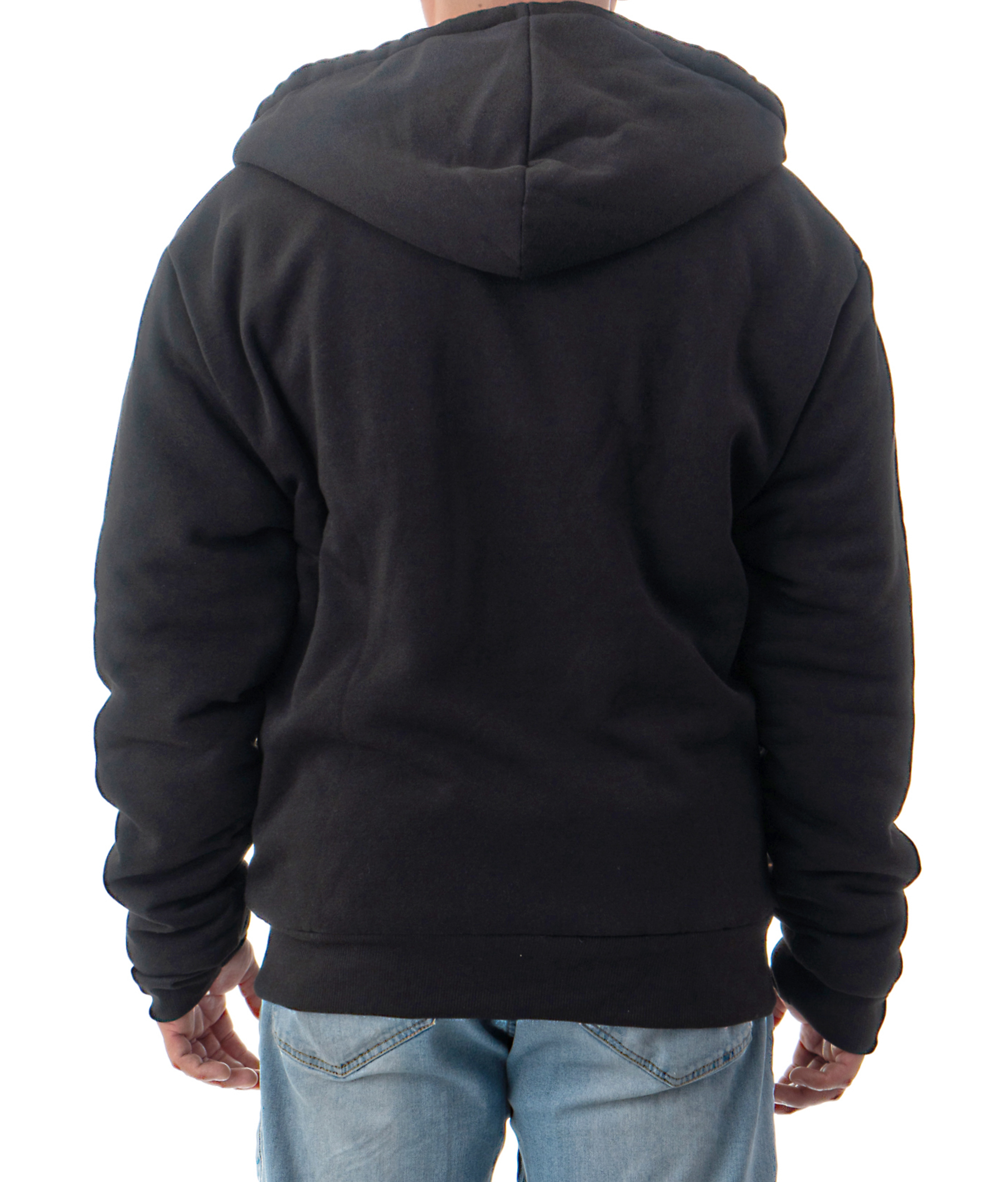 Jvini Men's Ultra Soft Sherpa Lined Full Zip Hoodie photo 7