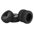thumbnail image 3 of 4pcs RC Front Rear Tires Wheels, with 12mm Hex for 1/10 RC Off Road Car, Strong Cushion and Wear Resistance, 3 of 8