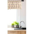thumbnail image 3 of Retro Window Valance, Cupcakes with Dots in Soft Colors Romantic Pastries Repetitive Vintage Art, Curtain Valance for Kitchen Bedroom with Rod Pocket, 54" X 18", Multicolor, by Ambesonne, 3 of 3