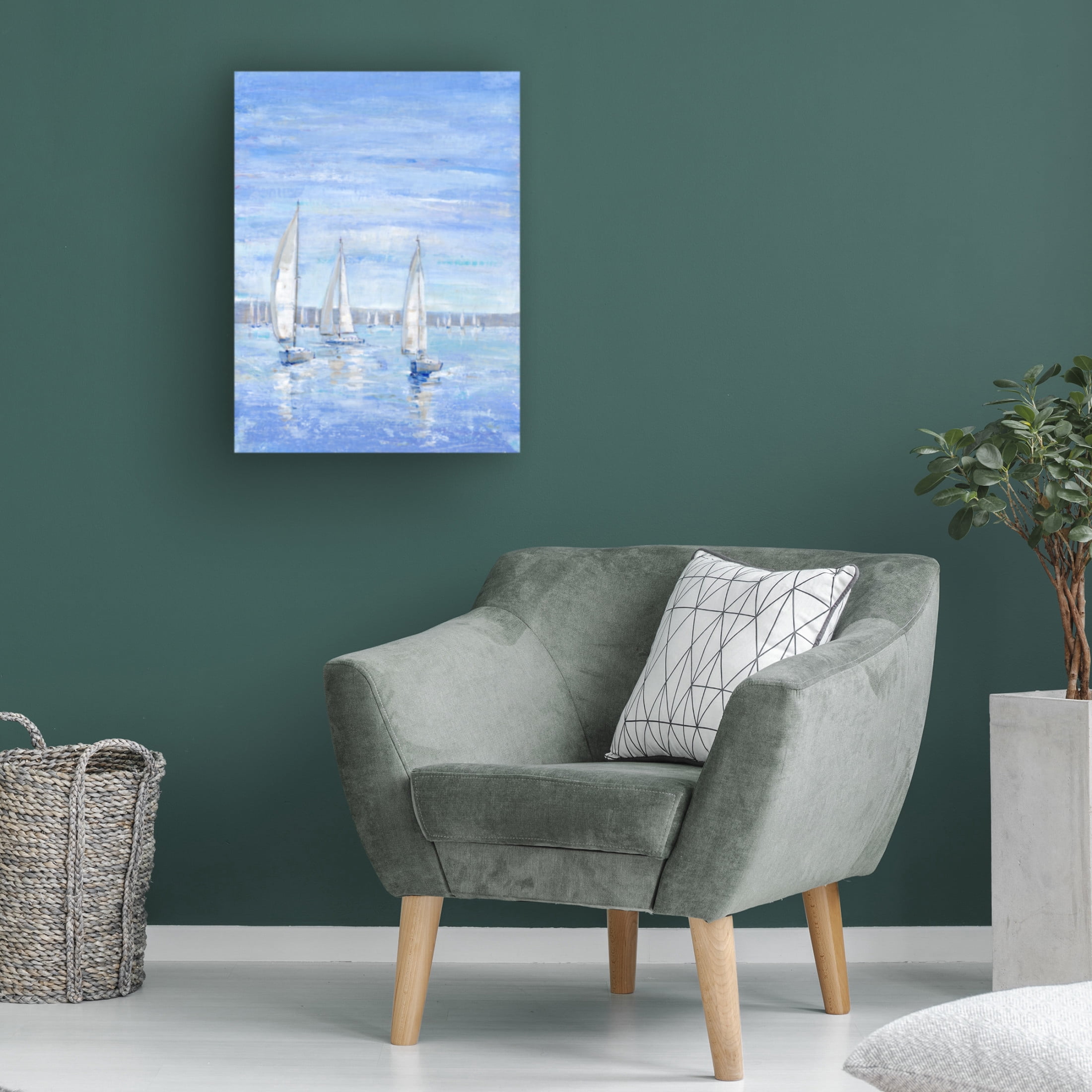 Trademark Fine Art Tim OToole  Sailing Close to the Wind II Canvas Wall Art