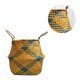thumbnail image 2 of Cesta de tejido de algas marinas creativas Cestas de almacenamiento plegables Ataúd de ropa sucia Tamaño M Amarillo kaili Sencillez, 2 of 5