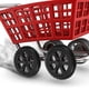 thumbnail image 5 of 2 ruedas de repuesto para carrito de supermercado plegable, accesorios para carrito de compras de lavandería y supermercado., 5 of 8