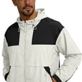 thumbnail image 4 of Yaoyar Windbreaker Jackets for Men Lightweight UPF 50+ Hooded Outdoor Jacket Fashion Full Zip Walking Hiking Coat for Hiking, 4 of 7