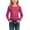 Hot Pink, variant on Maean Girls Long Sleeve Shirts Crewneck Ribbed Casual Stretchy Tops Tees Undershirts for Kids Toddler
