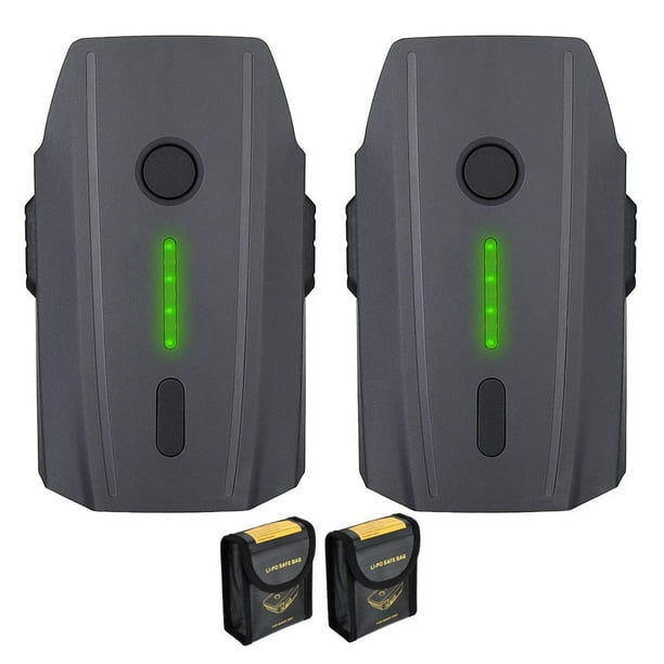 Batería de Repuesto DJI Mavic Pro Blanco 3830 mAh con 2 Bolsas de Seguridad 2 Paquetes