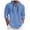 Blue, variant on Mens Hoodies Y2K Fall Button Up Shirt Hooded Clothes  Fashion Hoodies Comfortable Sweatshirts