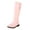 Pink, variant on Ketyyh-chn99 Women Boots Knee High Boots Winter Snow Boots Zipper Closure Boots Pink,40