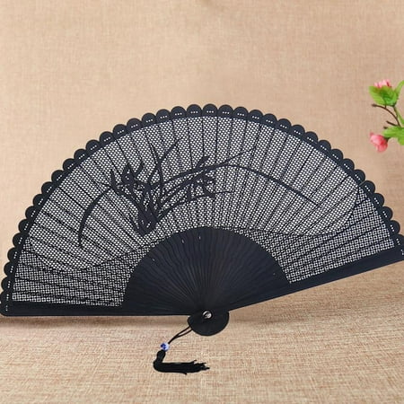 

Small Folding Hand Fan Handheld Fabric Bamboo Fan Vintage Bamboo Silk Fans for Party Wedding Dancing Decoration Gift Performance
