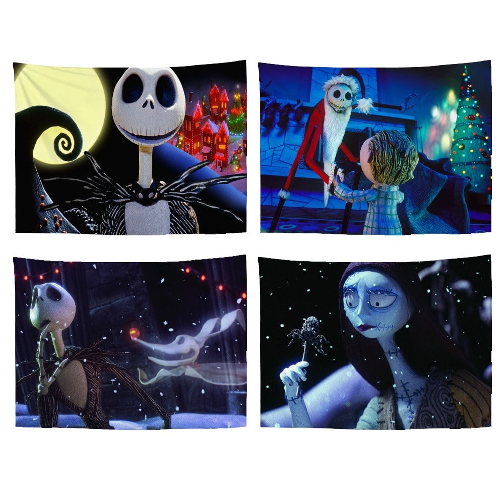 Black and White Tapestry, Tapestry Nightmare Before Christmas (58