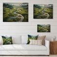 thumbnail image 4 of Designart "Rivers of Tranquility II" Lakes & Rivers Print on Natural Pine Wood, 4 of 5