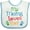 White and Blue, variant on Inktastic Mema Loves Me Grandchild Boys or Girls Baby Bib