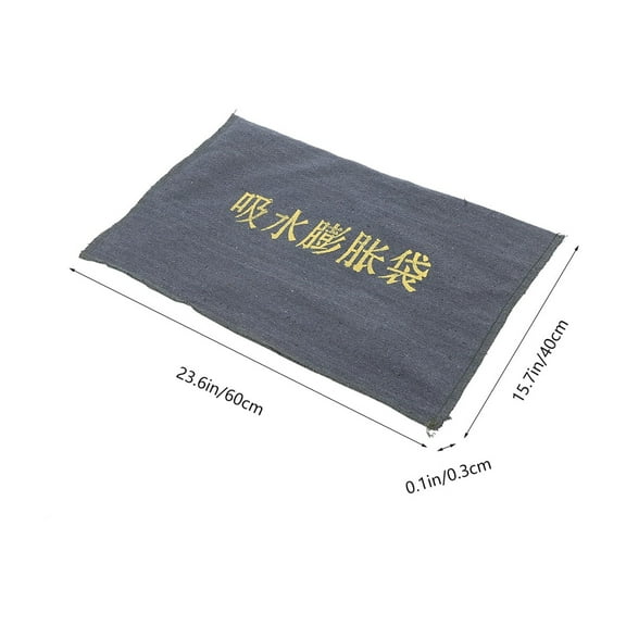 RENACLIPY Reusable Water Barriers Flood Defence Bags Canvas 2Pcs