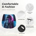 thumbnail image 4 of Rateoe Hip-Hop Glasses Gorilla Printed 2 in 1 Women's Workout Shorts for Athletic Gym Running Shorts with Phone Pockets-XX-Large, 4 of 7