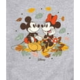 thumbnail image 3 of Disney - Mickey Minnie Leaf Pile - Men's Crew Fleece Sweatshirt, 3 of 5