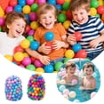 thumbnail image 6 of YWIYIUD 50Pcs Soft RainbowBall PitBalls with Storage Net Bag Reusable BallPit Play Tent Pool Water Toys CrushProof 2.2" Bright Colors OceanBalls for Birthday Playhouse,Tent,or Playpen, 6 of 6