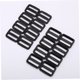 thumbnail image 5 of unbranded 100Ud Buckles Para Correa De Mochila Ajustables De Plástico Resistente En Color Negro, 5 of 8