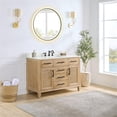 thumbnail image 3 of Solana 48" Wood Vanity in Weathered Fir Calacatta White Quartz Top with Mirror, 3 of 14