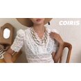 thumbnail image 5 of BOCAR Statement Chunky Acrylic Chain Link Choker Necklace Fashion Women Collar Necklaces Acrylic Resin Chain Necklace(N0097-Tortoiseshell), 5 of 7