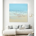 thumbnail image 1 of "Beach Day I" Fine Art Giant Canvas print 54"x54", 1 of 6