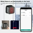 thumbnail image 2 of Zootealy Smart Tuya WiFi Electronic Lock for Wooden Doors - Biometric, PIN, RFID Access Control - Apartment Guesthouse Security - Battery Not Included - Coffee Color, 2 of 7
