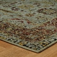 thumbnail image 4 of 2' X 3' Blue and Green Oriental Power Loom Area Rug, 4 of 5