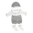 thumbnail image 3 of Trajes Y Accesorios de Ropa para Muñecas de 18 Pulgadas, con Sombrero, Trajes de Ropa Informal, Accesorios de Ropa para Muñecas de Dibujos Animados Pa Gris Hugo traje de muñeca, 3 of 7