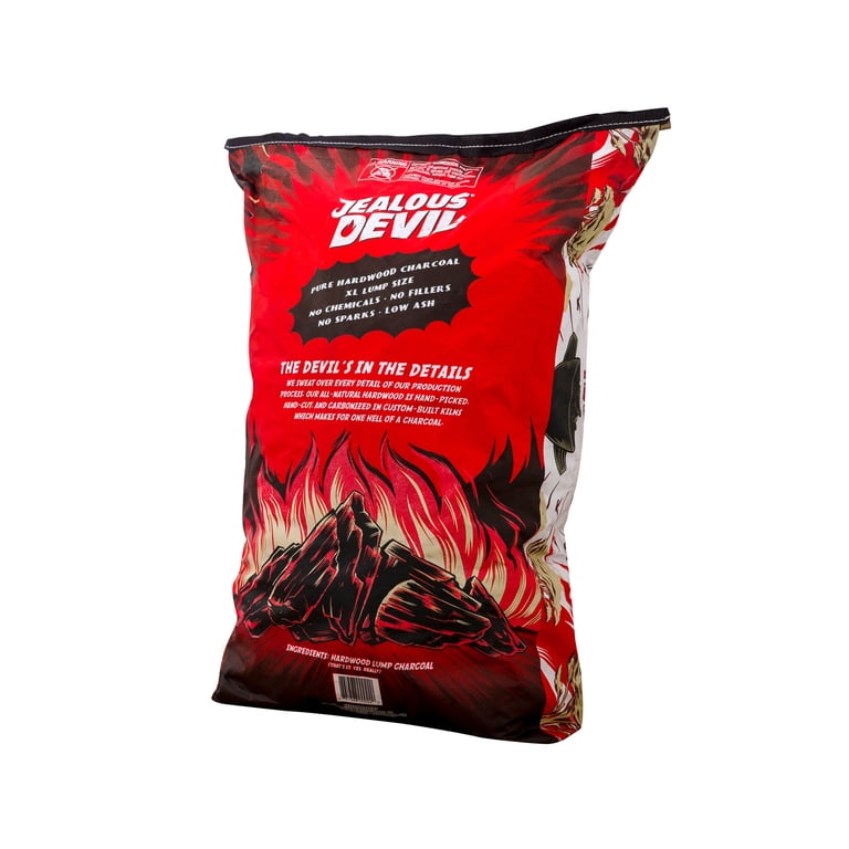 Jealous Devil, Lump Charcoal, 35 lb Chunx XL, All Natural Hardwood