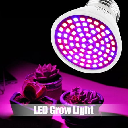 Full Spectrum E27 36W AC220V 72 Leds SMD2835 LED Grow Light Plant Flower Hydroponic Bulb,Growing and Flowering Lamps, Full Spectrum Light (Best Light Spectrum For Flowering)