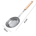 thumbnail image 2 of Cesta coladora de malla fina - Colador de acero inoxidable con asa - Tamiz de harina para hornear - Colador de alimentos de cocina, frutas, té, arroz, espaguetis, colador de pasta, 2 of 5