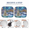 thumbnail image 6 of Balery 2 Piece Christmas Tree Car Windshield Sun Shade|Foldable Front Windshield Shade for Car Front Window for Most Sedans SUV Truck-Medium, 6 of 7