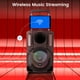 thumbnail image 4 of Sistema de altavoces PA portátil Pyle de 8 pulgadas y 280 W con 2 micrófonos inalámbricos, 4 of 7